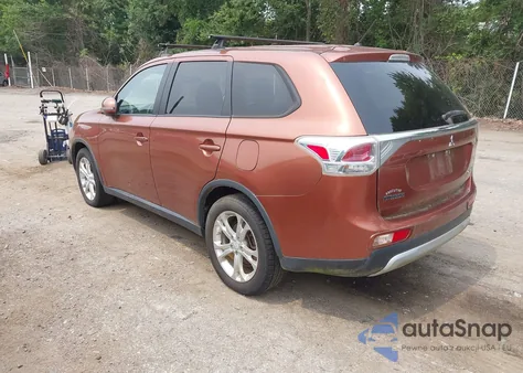 2015 Mitsubishi Outlander Se from USA, damaged, VIN JA4AZ3A33FZ000755